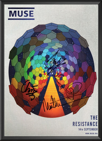 Muse - The Resistance Signed Music Print
